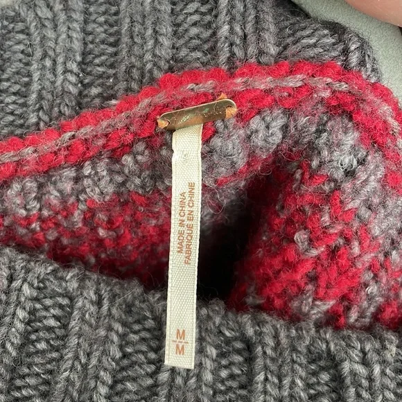 Free People wool cropped sweater - Picture 4 of 5